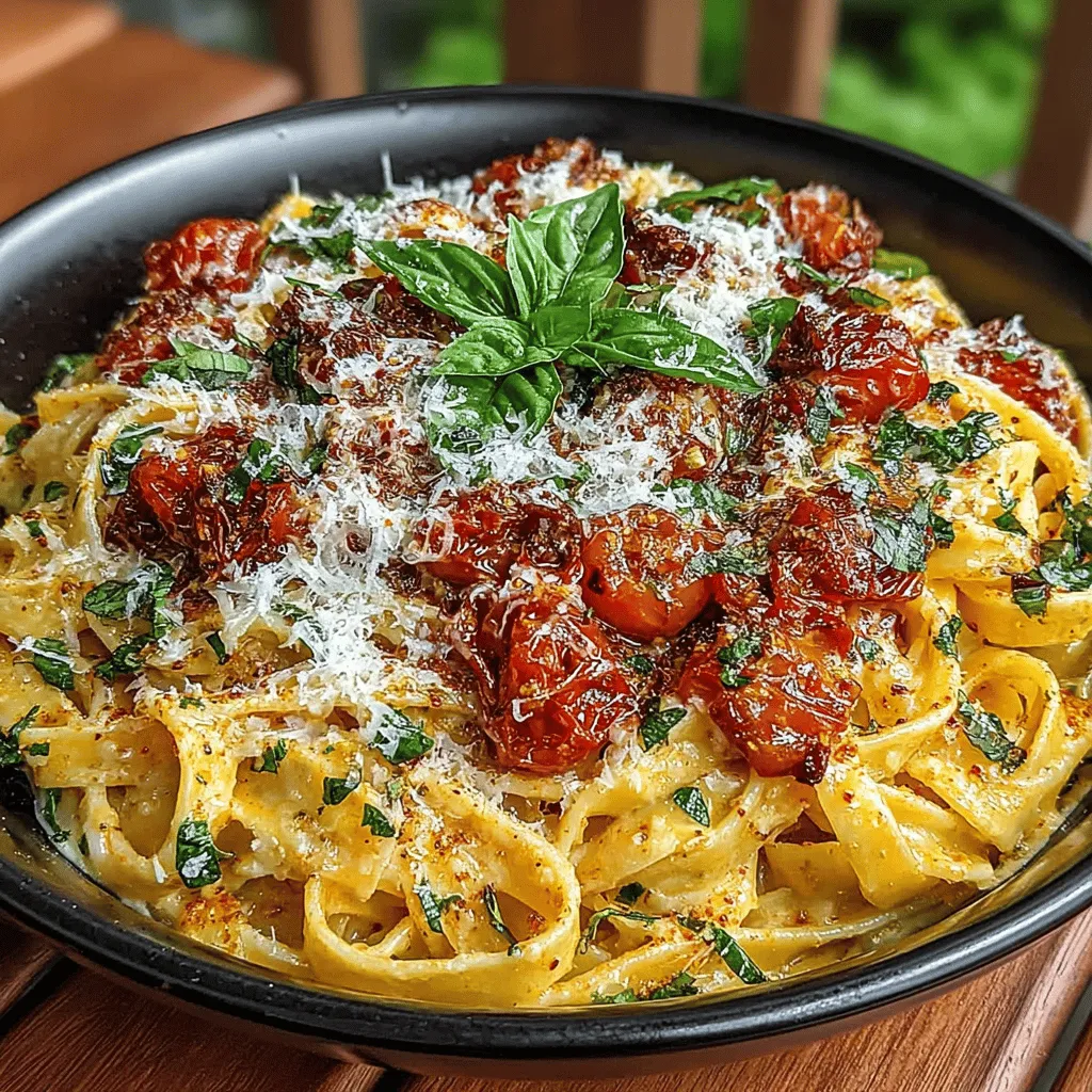 Creamy Tomato Basil Skillet Pasta is a delightful dish that marries the rich, creamy texture of a luscious sauce with the vibrant flavors of fresh basil and tangy tomatoes. This recipe is not just a meal; it is an experience that transforms everyday ingredients into a comforting and indulgent dish. Whether you're a busy professional looking to whip up something quick for dinner or a home cook wanting to impress family and friends at a gathering, this skillet pasta is the perfect solution. Its ease of preparation makes it an ideal recipe for weeknight dinners, while its deliciousness ensures that it will be a hit at any table.