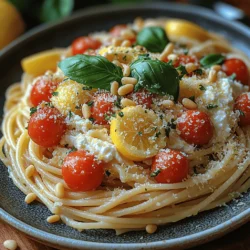 When it comes to pasta dishes that encapsulate the essence of freshness and simplicity, Zesty Creamy Lemon Ricotta Pasta stands out. This delightful recipe combines the creamy texture of ricotta cheese with the bright, uplifting flavors of fresh lemon, creating a dish that is not only satisfying but also invigorating. Whether you’re looking for a quick weeknight meal or a dish to impress guests, this pasta recipe is sure to deliver.