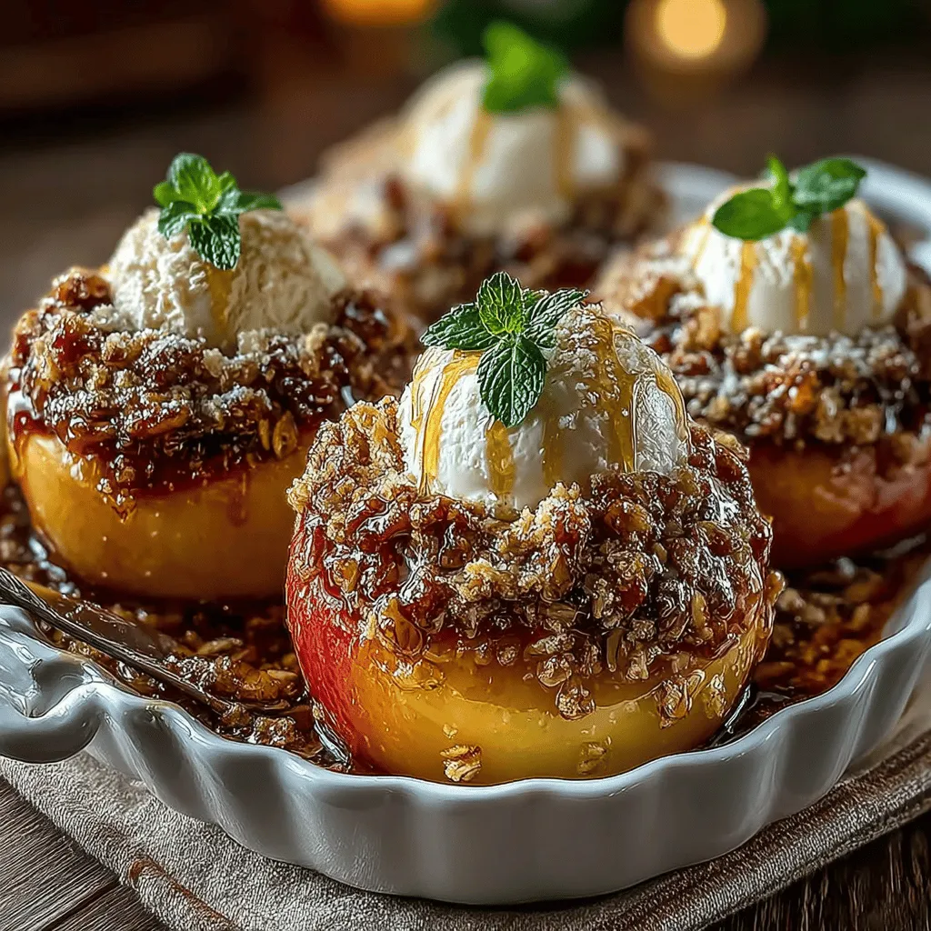 As summer approaches, the allure of fresh, ripe peaches fills our kitchens with a sense of warmth and nostalgia. Sweet Cinnamon Baked Peaches is a delightful dessert that perfectly captures the essence of summer, blending the natural sweetness of peaches with warm spices and a crunchy topping. This dish is not only simple to prepare but also offers a comforting taste that resonates with the joy of the season. Whether served as a light dessert or a satisfying breakfast, Sweet Cinnamon Baked Peaches are sure to impress anyone looking for a flavorful treat.