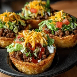 In the world of culinary creativity, few combinations ignite the imagination quite like the fusion of a cheeseburger and a taco. Enter the Mini Cheeseburger Taco Cones—a delightful and portable dish that brings together two beloved favorites in a way that is sure to please both kids and adults alike. This fun recipe not only satisfies cravings for classic flavors but also offers a unique twist that makes it perfect for gatherings, parties, or even a cozy family dinner.