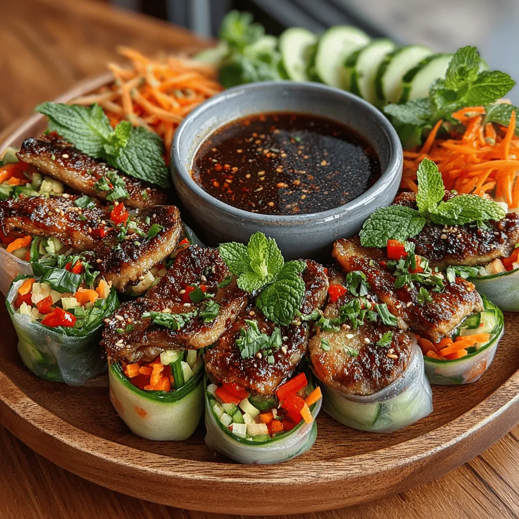 Fresh spring rolls have garnered a reputation as a beloved snack or appetizer, celebrated for their lightness and versatility. Originating from various Asian cuisines, these rolls typically feature a medley of fresh vegetables and proteins encased in delicate rice paper wrappers. The appeal of spring rolls lies not only in their vibrant presentation but also in their ability to deliver a burst of flavor and nutrients in every bite. In this recipe, we’ll explore a unique twist on this classic dish: the Fresh & Crunchy Eggplant Cucumber Spring Rolls. This variation incorporates the earthy richness of eggplant, the refreshing crunch of cucumber, and a symphony of complementary ingredients, making it a perfect choice for health-conscious eaters and culinary adventurers alike.