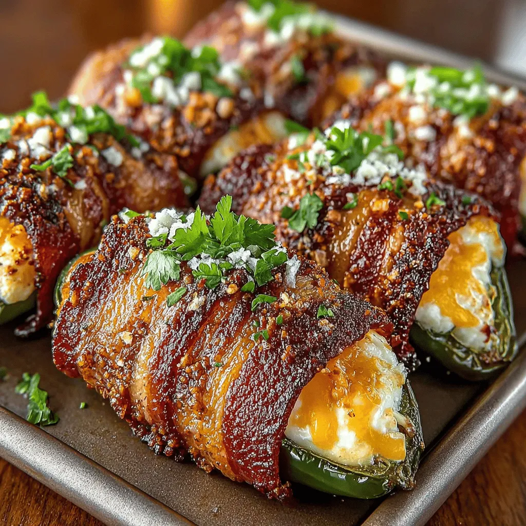 Appetizers and snacks hold a special place in culinary culture, often serving as an introduction to a meal or a delightful accompaniment to gatherings. Whether it's a casual get-together, a game day celebration, or a festive family gathering, the right appetizer can elevate the experience and set the tone for the event. Among the myriad of options available, Spicy Bacon-Wrapped Cream Cheese Jalapeños stand out as a particularly mouthwatering choice. This dish combines the heat of fresh jalapeños with the creamy, rich texture of cream cheese, all enveloped in crispy, savory bacon. It's no wonder that this appetizer has gained a reputation as a crowd-pleaser, enticing guests with its irresistible flavor profile.