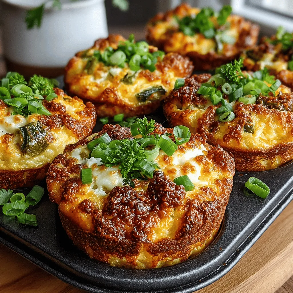 If you're looking to elevate your breakfast game or need a quick snack that packs a flavorful punch, look no further than Hatch Chili & Cheddar Egg Muffins. This delightful recipe marries the creamy richness of sharp cheddar cheese with the unique, smoky flavor of Hatch green chilies, resulting in a dish that's not only satisfying but also nutritious. As a versatile option that fits various dietary preferences, these muffins are perfect for meal prep, making them an ideal choice for busy mornings or on-the-go snacking.