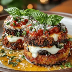 In the vibrant world of vegetarian cuisine, few dishes stand out quite like the Eggplant Mozzarella Stack Bake. This recipe not only captivates the palate with its rich, layered flavors but also serves as a testament to the versatility of eggplant—a vegetable often underestimated in the realm of hearty meals. The Eggplant Mozzarella Stack Bake elegantly combines the creamy goodness of fresh mozzarella and the robust character of baked eggplant, creating a dish that appeals to both vegetarians and non-vegetarians alike. Whether you're a seasoned vegetarian or simply looking to incorporate more plant-based meals into your diet, this dish offers a comforting yet sophisticated experience that the entire family will relish.