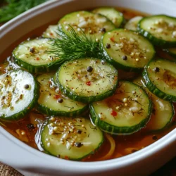 As the days get longer and the temperatures rise, summer invites us to explore vibrant flavors and refreshing dishes. One such delightful treat that embodies the essence of the season is homemade pickles, particularly the irresistibly crunchy crockpot cucumber pickles. This recipe stands out not only for its delightful taste but also for its simplicity, making it an ideal project for both novice cooks and seasoned kitchen enthusiasts.