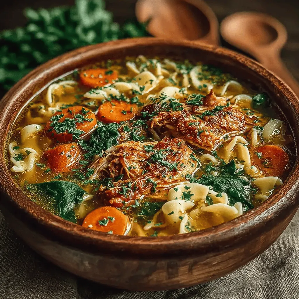 As the leaves begin to change and the air turns crisp, there’s nothing quite like the warmth of a homemade soup to usher in the comforting vibes of autumn. The season invites us to gather around the table with family and friends, sharing hearty meals that warm both the body and soul. Among the many cozy dishes that grace our kitchens during this time, chicken noodle soup stands out as a timeless favorite. This particular recipe for Cozy Autumn Crockpot Chicken Noodle Soup not only encapsulates the essence of the season but also embraces the convenience of modern cooking techniques, making it an ideal choice for busy weeknights.