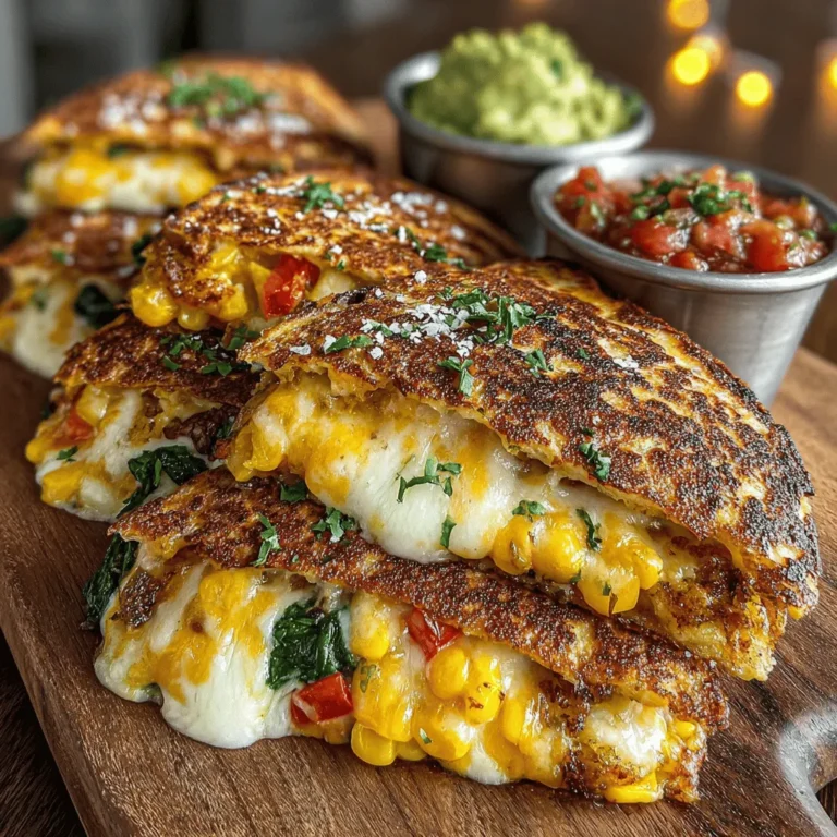 The magic of Cheesy Veggie Quesadillas lies in the quality and combination of ingredients used. Each component plays a distinct role in creating a harmonious blend of flavors and textures that elevate this dish to new heights. Here’s a closer look at the key ingredients that make up this delightful recipe: