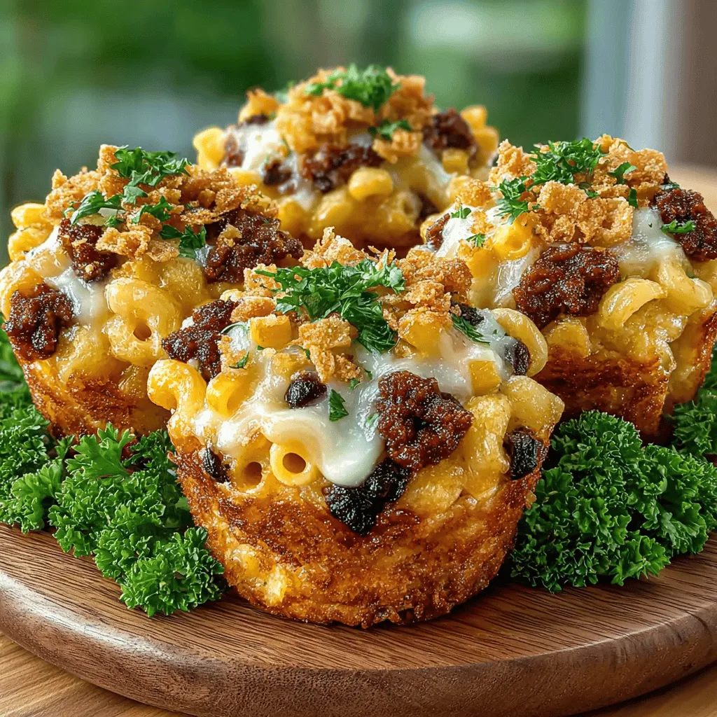 If you’re on the hunt for a dish that combines comfort food with an exciting twist, look no further than mini mac and cheese taco muffins. This delightful fusion takes the classic mac and cheese and gives it a fun, taco-inspired makeover. Imagine creamy macaroni enveloped in a cheesy embrace, baked to perfection in a muffin form, and infused with the vibrant flavors of Mexican cuisine. Whether you're hosting a lively party, planning a family gathering, or simply craving a satisfying snack, these mini muffins are sure to impress.