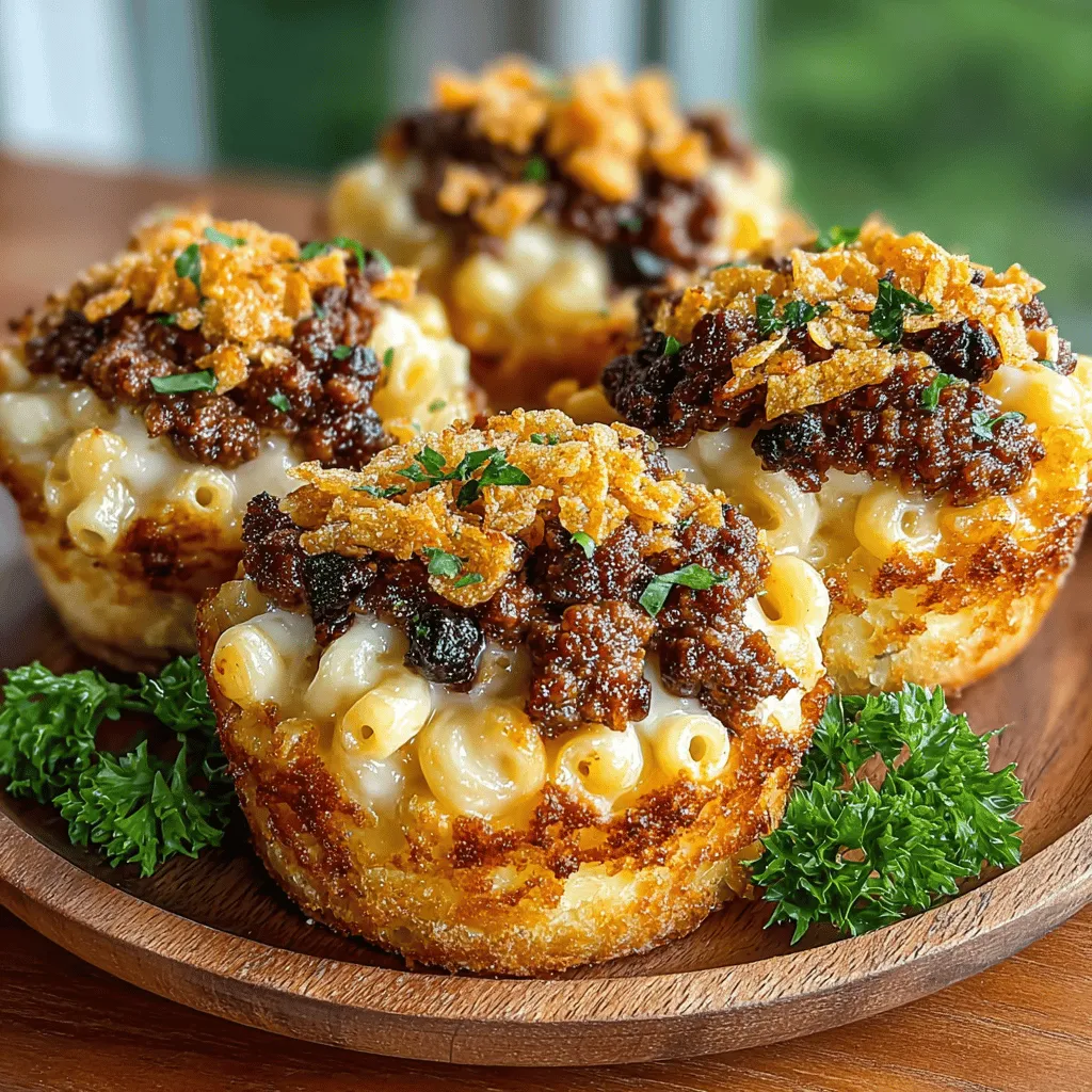 If you’re on the hunt for a dish that combines comfort food with an exciting twist, look no further than mini mac and cheese taco muffins. This delightful fusion takes the classic mac and cheese and gives it a fun, taco-inspired makeover. Imagine creamy macaroni enveloped in a cheesy embrace, baked to perfection in a muffin form, and infused with the vibrant flavors of Mexican cuisine. Whether you're hosting a lively party, planning a family gathering, or simply craving a satisfying snack, these mini muffins are sure to impress.