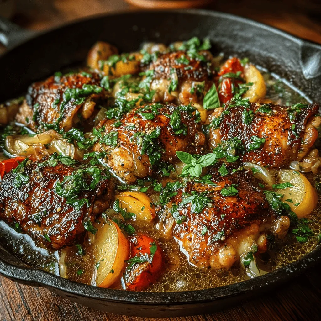 In the world of culinary delights, few combinations are as tantalizing as the marriage of savory and sweet. This Peach-Infused Chicken Skillet brings a burst of summer flavors right to your table, offering a unique and delectable twist on traditional chicken dishes. With juicy peaches and aromatic spices, this recipe is not only easy to prepare but also perfect for a weeknight dinner or a special gathering. The vibrant colors and enticing aromas will captivate your senses, making this dish a standout choice for any occasion. Join us as we explore the step-by-step process of creating this delightful meal, along with insights into its ingredients and cooking techniques.