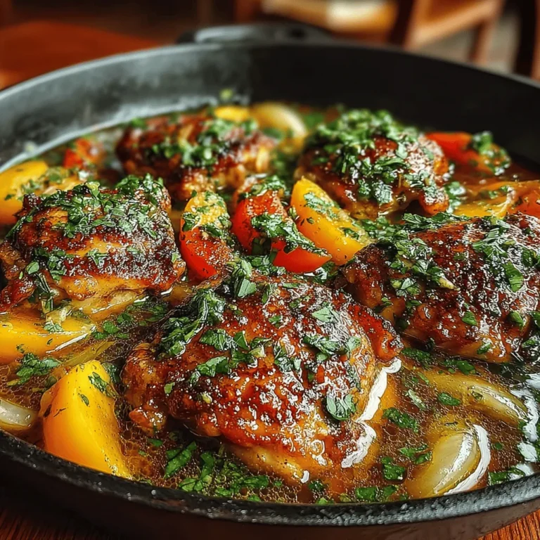 In the world of culinary delights, few combinations are as tantalizing as the marriage of savory and sweet. This Peach-Infused Chicken Skillet brings a burst of summer flavors right to your table, offering a unique and delectable twist on traditional chicken dishes. With juicy peaches and aromatic spices, this recipe is not only easy to prepare but also perfect for a weeknight dinner or a special gathering. The vibrant colors and enticing aromas will captivate your senses, making this dish a standout choice for any occasion. Join us as we explore the step-by-step process of creating this delightful meal, along with insights into its ingredients and cooking techniques.