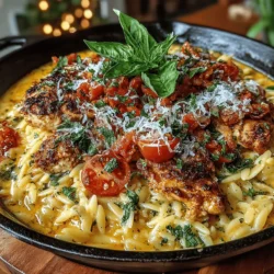 To create a truly memorable Creamy Tomato Basil Orzo with Chicken, it's essential to understand the key ingredients that contribute to its flavor and nutritional value. Each component plays a significant role in the dish's overall quality and taste.