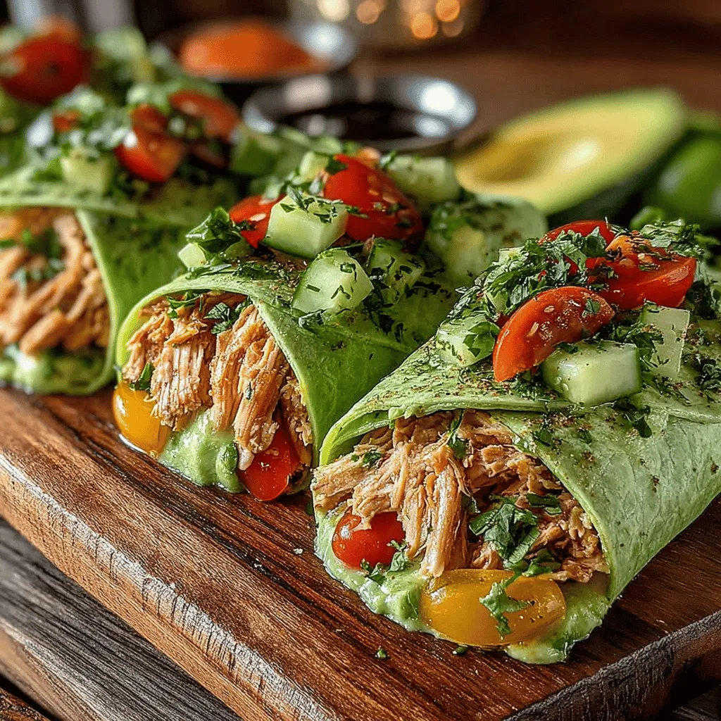 When it comes to creating the perfect wrap, the foundation is essential. Fresh lettuce leaves not only serve as a low-carb casing for your creamy avocado tuna salad but also provide a delightful crunch. Here are some best practices for preparing your lettuce leaves:
