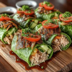 When it comes to creating the perfect wrap, the foundation is essential. Fresh lettuce leaves not only serve as a low-carb casing for your creamy avocado tuna salad but also provide a delightful crunch. Here are some best practices for preparing your lettuce leaves: