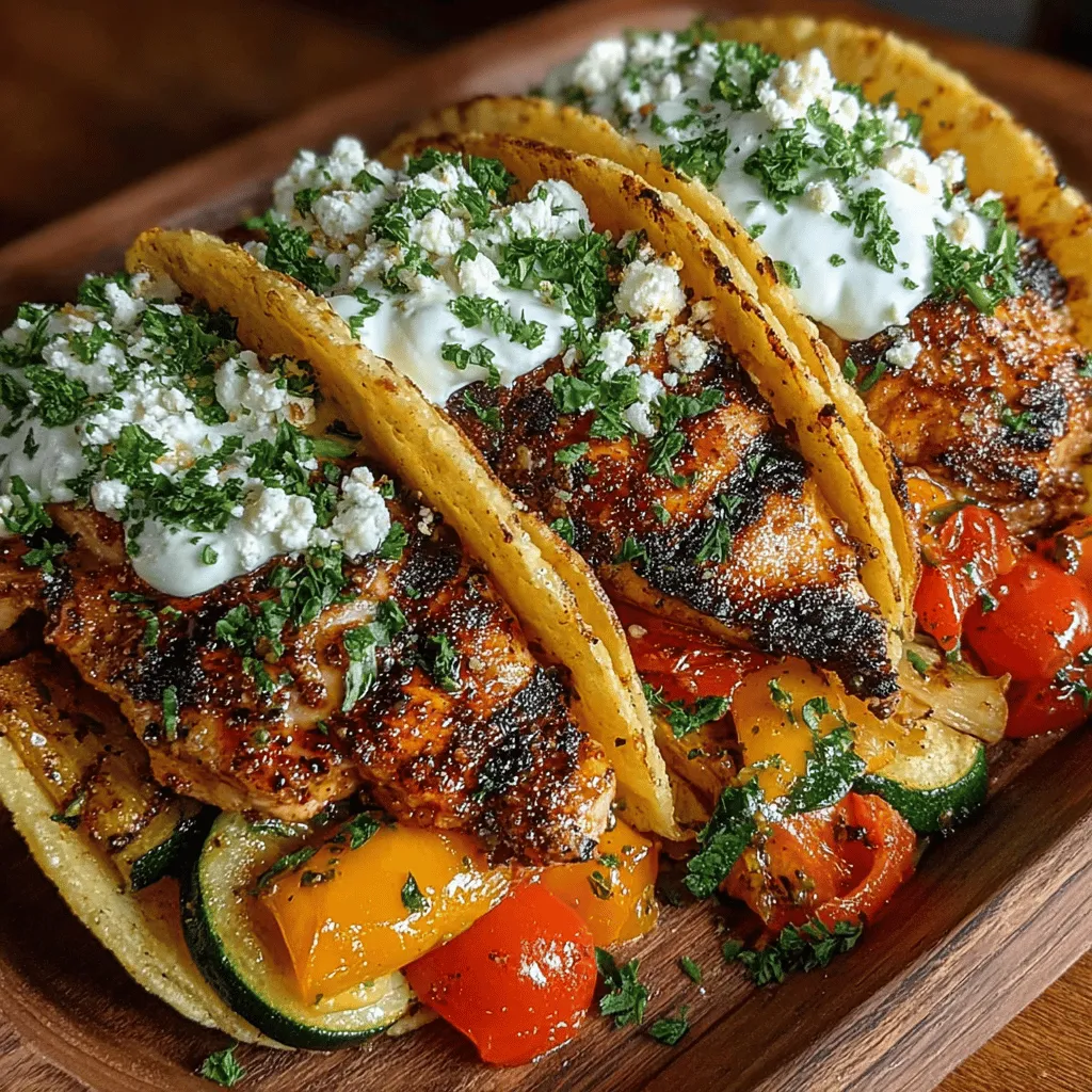 When it comes to culinary adventures, few cuisines capture the imagination quite like Mediterranean cuisine. With its vibrant flavors, fresh ingredients, and rich history, Mediterranean dishes have become a staple for food lovers around the globe. One such dish that beautifully embodies the essence of this region is the Greek Chicken and Roasted Veggie Tacos. This recipe not only tantalizes the taste buds but also serves as a celebration of the Mediterranean's diverse culinary heritage.