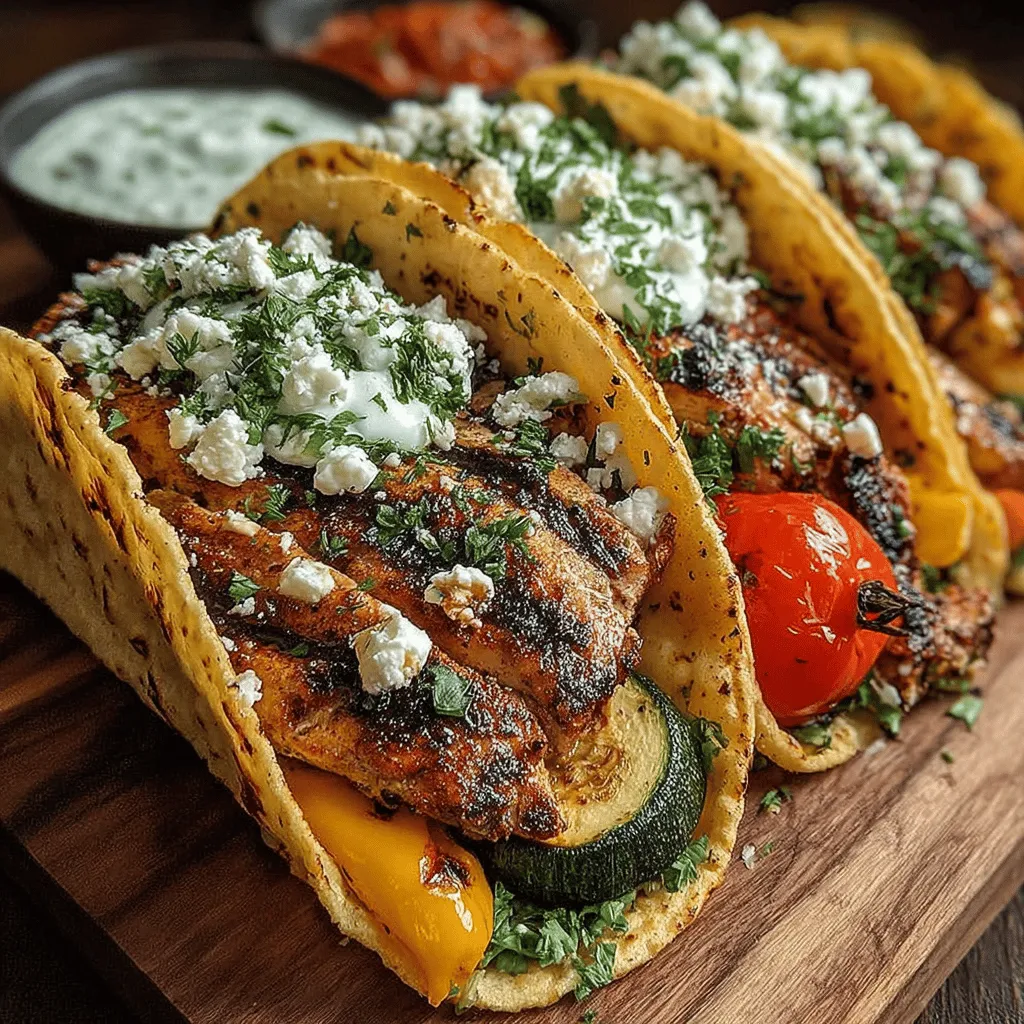 When it comes to culinary adventures, few cuisines capture the imagination quite like Mediterranean cuisine. With its vibrant flavors, fresh ingredients, and rich history, Mediterranean dishes have become a staple for food lovers around the globe. One such dish that beautifully embodies the essence of this region is the Greek Chicken and Roasted Veggie Tacos. This recipe not only tantalizes the taste buds but also serves as a celebration of the Mediterranean's diverse culinary heritage.