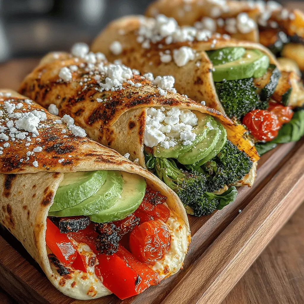 In recent years, the demand for nutritious and flavorful meals has skyrocketed, with more people seeking healthy options that do not compromise on taste. Among the myriad of culinary possibilities, Roasted Veggie and Hummus Power Wraps stand out as a vibrant and satisfying dish that beautifully encapsulates this trend. This delightful recipe marries a medley of colorful, roasted vegetables with a creamy hummus spread, all enveloped in a soft whole wheat tortilla. Not only does this dish offer a feast for the eyes, but it also promises a burst of flavors and a plethora of health benefits, making it an ideal choice for a quick lunch, a light dinner, or even a satisfying snack.