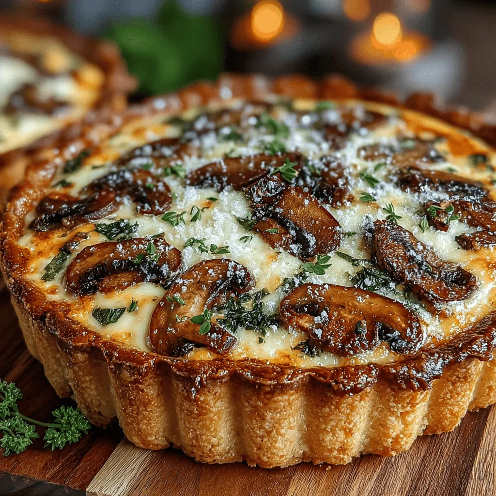 Quiche is a delightful dish that transcends the boundaries of mealtime, making it a versatile option for breakfast, brunch, lunch, or dinner. With its flaky crust and a rich, custard-like filling, quiche can be enjoyed warm or at room temperature, making it ideal for gatherings or casual family meals. Among the many variations of this classic dish, the savory mushroom and herb quiche stands out for its harmonious balance of earthy flavors and aromatic herbs. This recipe is not just a meal; it's a celebration of culinary simplicity that can easily impress your guests and satisfy your palate.