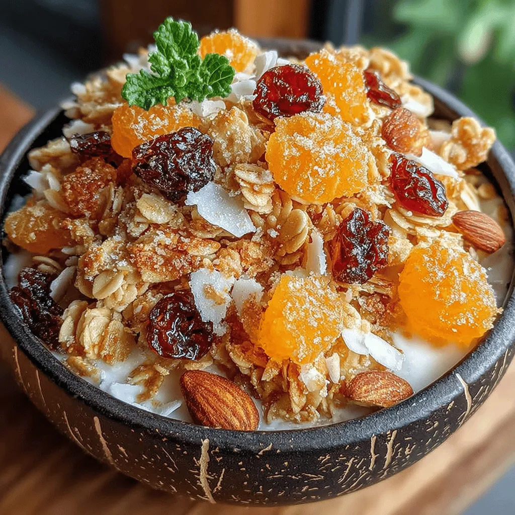Granola has secured its place as a beloved staple in many households, celebrated for its versatility and health benefits. This crunchy blend of oats, nuts, and sweetener serves as a perfect snack or breakfast option, providing energy and nutrition in one delightful package. Among the various granola recipes available, our Sweet & Crunchy Maple Almond Granola Clusters stand out for their irresistible combination of flavors and textures, making them an ideal choice for anyone looking to elevate their snacking experience.
