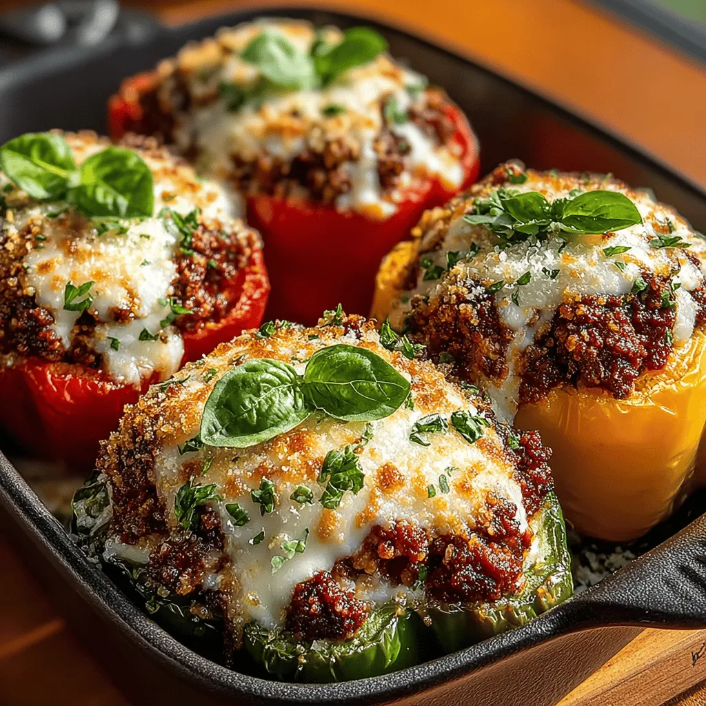 In the world of culinary creativity, the reinvention of classic dishes often leads to delightful surprises that not only satisfy cravings but also introduce new flavors and textures. Mini Lasagna Pepper Boats epitomize this innovation, marrying the rich, comforting flavors of traditional lasagna with the vibrant crunch of fresh bell peppers. This dish is more than just visually appealing; it serves as a nutritious alternative to the classic pasta-based lasagna, making it an excellent choice for a variety of dining occasions. Whether you are preparing a family dinner, hosting a gathering, or simply looking for a fun way to incorporate more vegetables into your diet, these Mini Lasagna Pepper Boats promise to impress both with their taste and presentation.