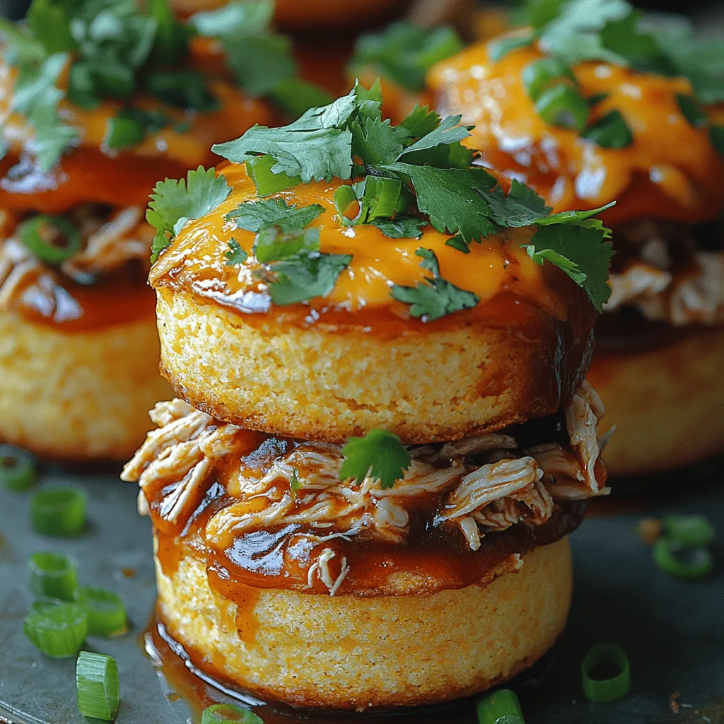 If you're searching for a dish that perfectly balances comfort and flavor, look no further than Mini BBQ Pulled Chicken Cornbread Stacks. This culinary creation brings together the smoky richness of pulled chicken with the sweet, crumbly goodness of cornbread, resulting in a dish that is both satisfying and delightful. Whether you're hosting a family dinner, gearing up for game day, or simply looking for a cozy weeknight meal, these stacks are sure to impress.