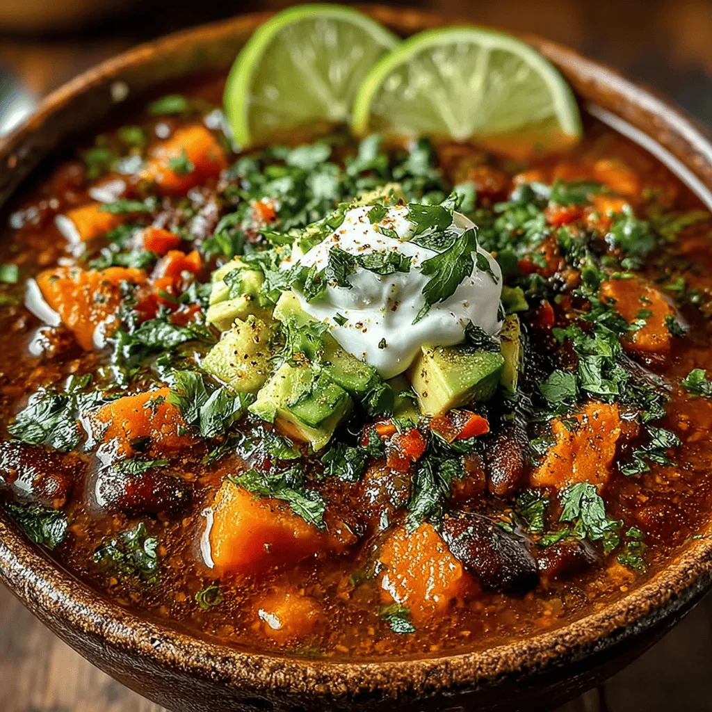 Chili is more than just a dish; it’s a comforting, hearty staple that evokes feelings of warmth and nostalgia, making it a beloved choice for any season. From chilly winter evenings to summer gatherings, chili adapts beautifully to any occasion. The Spicy Sweet Potato Bliss Chili introduces a delightful twist to this classic fare by incorporating sweet potatoes, which bring a natural sweetness and a wealth of nutritional benefits. This recipe is not only simple to prepare but also brimming with vibrant flavors thanks to the careful selection of spices and fresh ingredients.