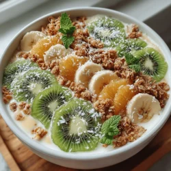 In recent years, smoothie bowls have surged in popularity, becoming a staple in the world of healthy eating. These vibrant, nutrient-packed dishes not only serve as a feast for the eyes but also offer a delightful way to enjoy a plethora of fruits and superfoods. The Tropical Oasis Smoothie Bowl stands out among the myriad of smoothie bowl options, combining the exotic flavors of tropical fruits with the creamy goodness of yogurt. This enticing and nutritious recipe promises to elevate your breakfast or snack time, providing a refreshing escape to a sunny paradise.