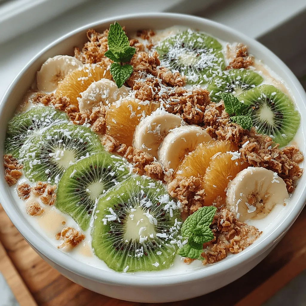In recent years, smoothie bowls have surged in popularity, becoming a staple in the world of healthy eating. These vibrant, nutrient-packed dishes not only serve as a feast for the eyes but also offer a delightful way to enjoy a plethora of fruits and superfoods. The Tropical Oasis Smoothie Bowl stands out among the myriad of smoothie bowl options, combining the exotic flavors of tropical fruits with the creamy goodness of yogurt. This enticing and nutritious recipe promises to elevate your breakfast or snack time, providing a refreshing escape to a sunny paradise.