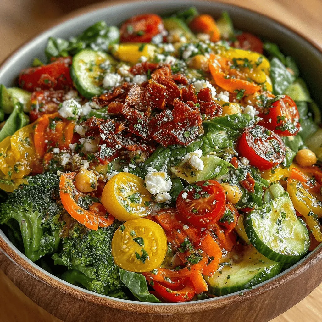 In a world where healthy eating is becoming increasingly important, finding vibrant and nutritious recipes is essential. The Rainbow Crunch Salad is a delightful combination of colorful vegetables and wholesome ingredients, making it not only a feast for the eyes but also a powerhouse of nutrients. This invigorating salad is perfect for any occasion, whether as a side dish, a light lunch, or a main course. Not only does it deliver a burst of flavor with every bite, but it also boasts an impressive array of health benefits, making it an ideal addition to your meal rotation. In this article, we will explore the various elements of the Rainbow Crunch Salad, including its health benefits, ingredient breakdown, step-by-step preparation, and serving suggestions, ensuring that you can create this delicious dish with ease.