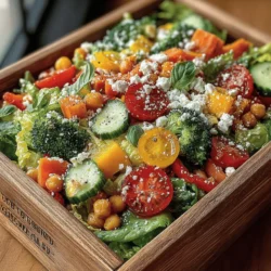In a world where healthy eating is becoming increasingly important, finding vibrant and nutritious recipes is essential. The Rainbow Crunch Salad is a delightful combination of colorful vegetables and wholesome ingredients, making it not only a feast for the eyes but also a powerhouse of nutrients. This invigorating salad is perfect for any occasion, whether as a side dish, a light lunch, or a main course. Not only does it deliver a burst of flavor with every bite, but it also boasts an impressive array of health benefits, making it an ideal addition to your meal rotation. In this article, we will explore the various elements of the Rainbow Crunch Salad, including its health benefits, ingredient breakdown, step-by-step preparation, and serving suggestions, ensuring that you can create this delicious dish with ease.
