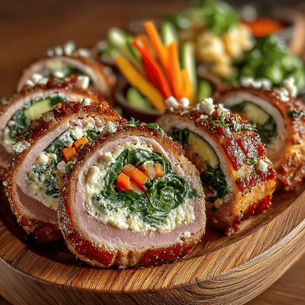 Chilling the Ham Roll-Ups Delight before serving is a crucial step that should not be overlooked. Allowing the roll-ups to rest in the refrigerator for at least 30 minutes enhances the flavors, allowing the cream cheese to firm up and the herbs to infuse their essence into the ham and vegetables. This chilling period not only helps with presentation, making the roll-ups easier to slice and serve, but it also enhances the overall taste experience. The coolness of the roll-ups pairs beautifully with the savory notes of ham and the cream cheese, creating a refreshing bite that is perfect for any occasion.