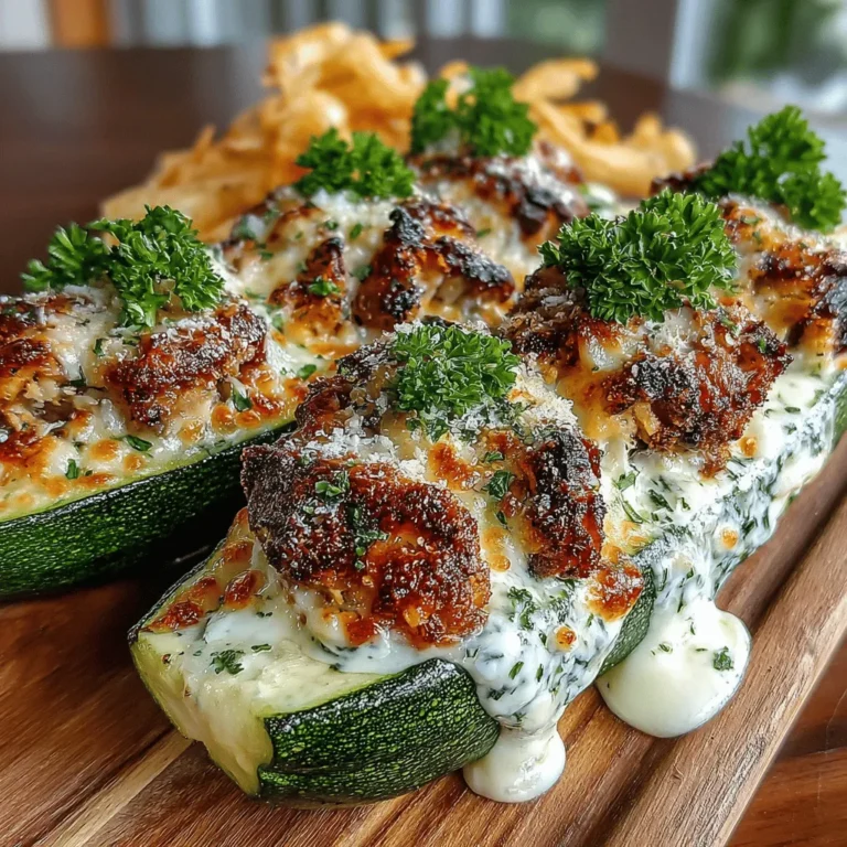 In the realm of comforting and satisfying meals, Creamy Chicken Alfredo Stuffed Zucchini Boats offer a delightful twist on a classic dish. This innovative recipe fuses tender zucchini with a rich and creamy chicken Alfredo filling, creating a perfect choice for a hearty dinner or an impressive appetizer. As culinary enthusiasts increasingly seek out lighter alternatives to traditional pasta dishes, these stuffed zucchini boats are an excellent option that doesn't compromise on flavor. Packed with nutrients and indulgent taste, this dish caters to both health-conscious individuals and food lovers alike. In this article, we will delve into the ingredients, step-by-step preparation, nutritional benefits, and more to help you create this culinary masterpiece.
