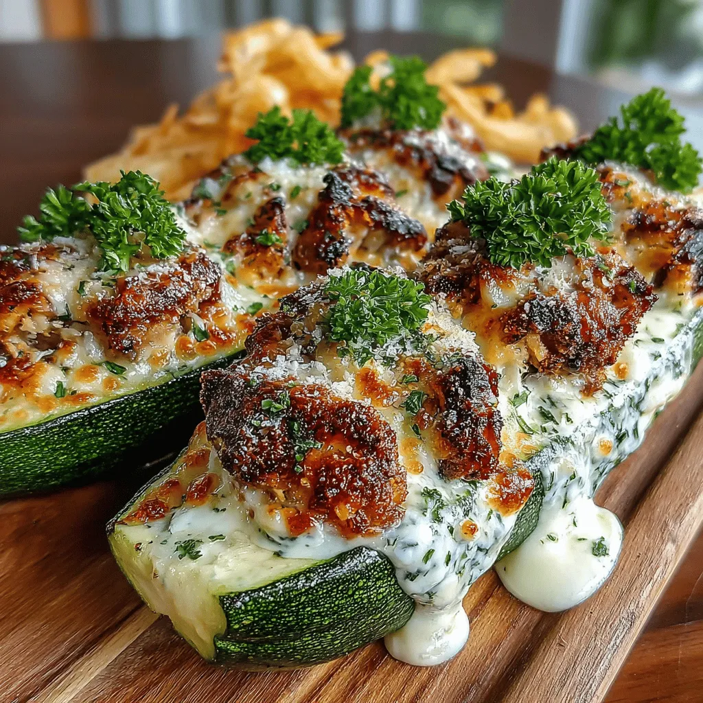 In the realm of comforting and satisfying meals, Creamy Chicken Alfredo Stuffed Zucchini Boats offer a delightful twist on a classic dish. This innovative recipe fuses tender zucchini with a rich and creamy chicken Alfredo filling, creating a perfect choice for a hearty dinner or an impressive appetizer. As culinary enthusiasts increasingly seek out lighter alternatives to traditional pasta dishes, these stuffed zucchini boats are an excellent option that doesn't compromise on flavor. Packed with nutrients and indulgent taste, this dish caters to both health-conscious individuals and food lovers alike. In this article, we will delve into the ingredients, step-by-step preparation, nutritional benefits, and more to help you create this culinary masterpiece.
