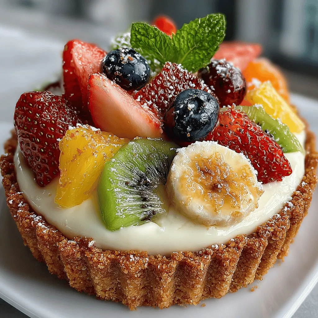 When it comes to desserts that combine vibrant colors, refreshing flavors, and a delightful presentation, few can rival the allure of Tropical Sunrise Fruit Pizza. This innovative treat takes the traditional concept of pizza and transforms it into a sweet masterpiece, featuring a luscious cookie crust topped with a medley of fresh tropical fruits. Perfect for summer gatherings, birthday parties, or a casual weekend dessert, Tropical Sunrise Fruit Pizza is not just a feast for the palate but also a visual delight that can brighten any occasion.