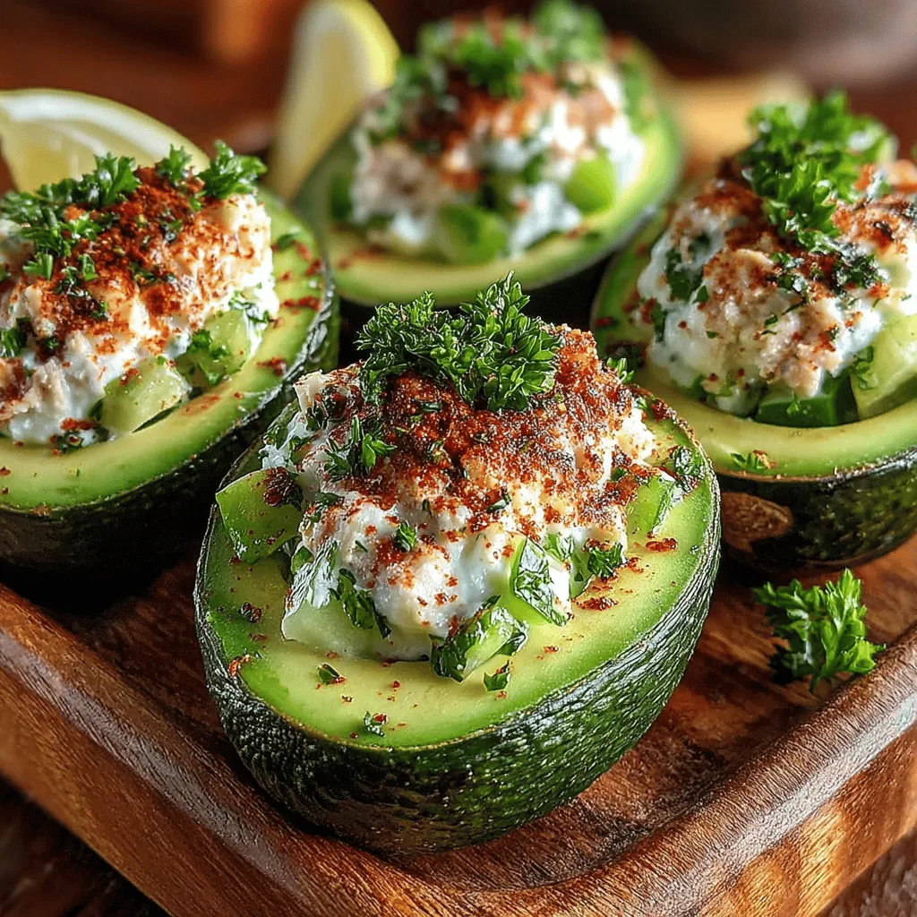 Tuna Stuffed Avocado Boats are more than just a trendy meal option; they represent a harmonious blend of nutrition and flavor that caters to both the health-conscious eater and the culinary enthusiast. This recipe marries the creamy, buttery texture of ripe avocados with a savory filling of tuna, creating a dish that is not only visually appealing but also packed with essential nutrients. Whether you are looking for a quick lunch, a light dinner, or an elegant appetizer, these avocado boats are versatile enough to fit any occasion.