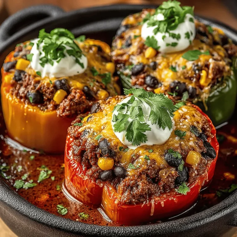 As the crisp air and vibrant foliage signal the arrival of autumn, there's no better time to embrace the comforting warmth of hearty meals. One dish that perfectly embodies the spirit of the season is stuffed peppers, a versatile and satisfying option that can be tailored to suit various palates. Among the many variations, Autumn Bliss Chili Stuffed Peppers stand out not only for their delightful flavors but also for their healthy ingredients and the ease of preparation. This recipe is a celebration of autumn's bounty, featuring a medley of seasonal flavors that will warm your home and heart.